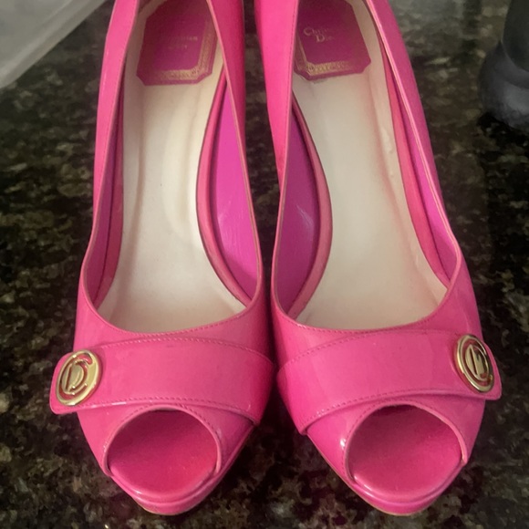 I’m am selling these beautiful Christian Dior heels!!! Been worn twice. - Picture 5 of 5